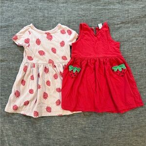 3T strawberry dresses, Cat & Jack/Old Navy